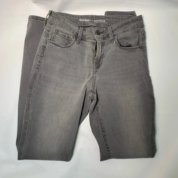 Old  Navy Rockstar Jeans Midrise size 2 R - Picture 1 of 5